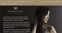 Desktop Screenshot of elizabethsnyderphotography.com